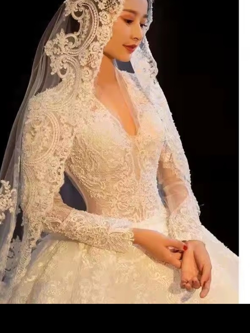 Creamy White Mantilla Lace 200 Inches